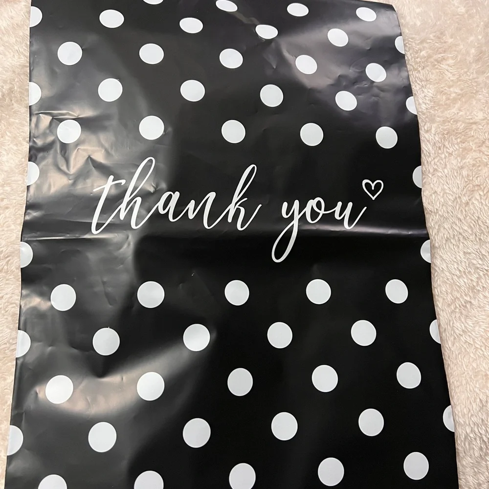 12x15.5 Black and White Polka Dot Gift Wrap for Parties
